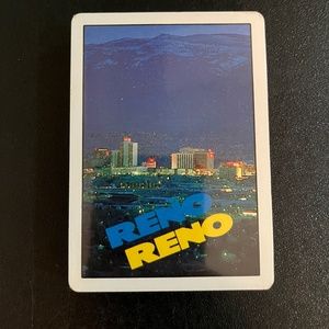 Reno Nevada Skyline Souvenir Playing Cards. Sealed. New.